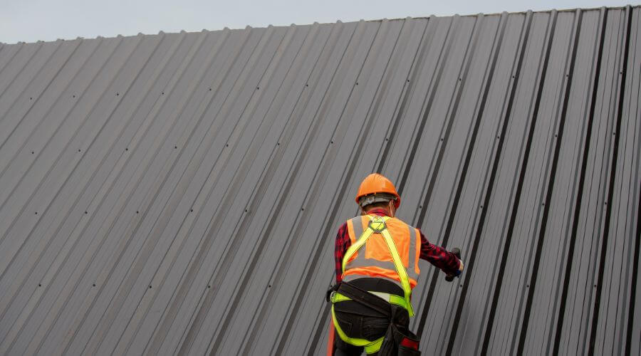 Professional metal roof installation services in West Newton, MA